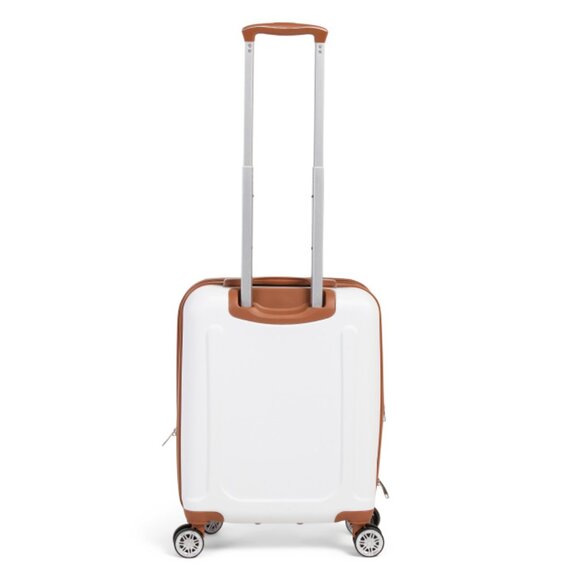 LONDON FOG White 20in Vintage Hardside Carry-on Spinner - Picture 2 of 2